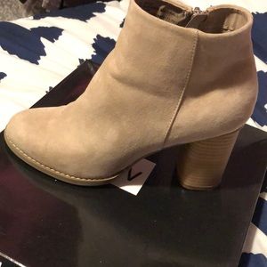 Booties in color “SAND”